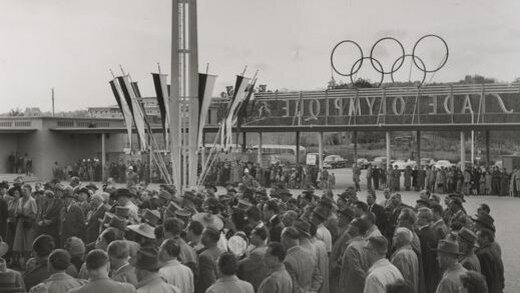 Inauguration du stade olympique de la Pontaise, 23 mai 1954.